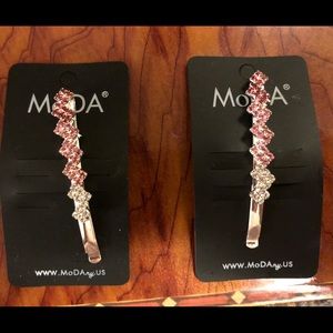 ‼️Sale‼️ rhinestone hair pin pair